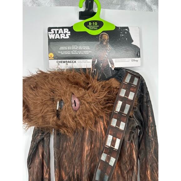 Disney Star Wars Chewbacca 2 Piece Halloween Costume New Child's Medium 8-10 - Picture 2 of 11
